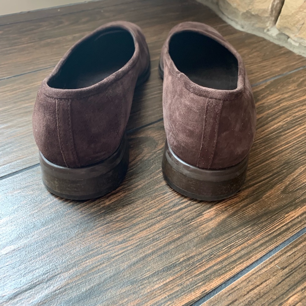 Coach Brown Suede Loafers Sz 8 - Picture 5 of 7